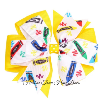 CRAYON PRINT YELLOW